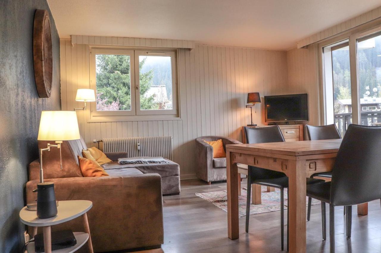 Appartement Lyret Centre Chamonix, Vue D'Exception エクステリア 写真